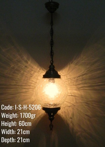 Metal Sıvama 20 lik Top Askılı Lamba - I-S-H-5206