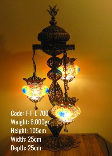 Mozaik Telkari 3 lü Lambader - F-F-L-700